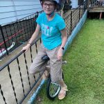 riding a unicycle: summer hobbies for kids